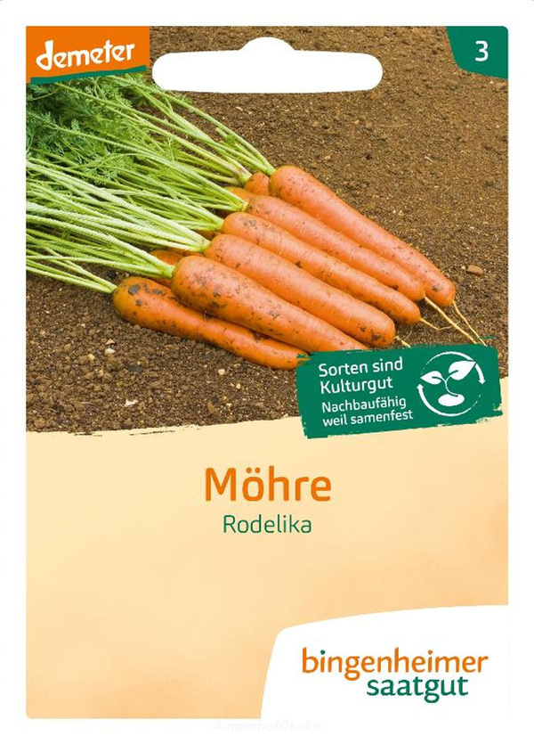 Produktfoto zu Saat: Möhre spät Rodelika