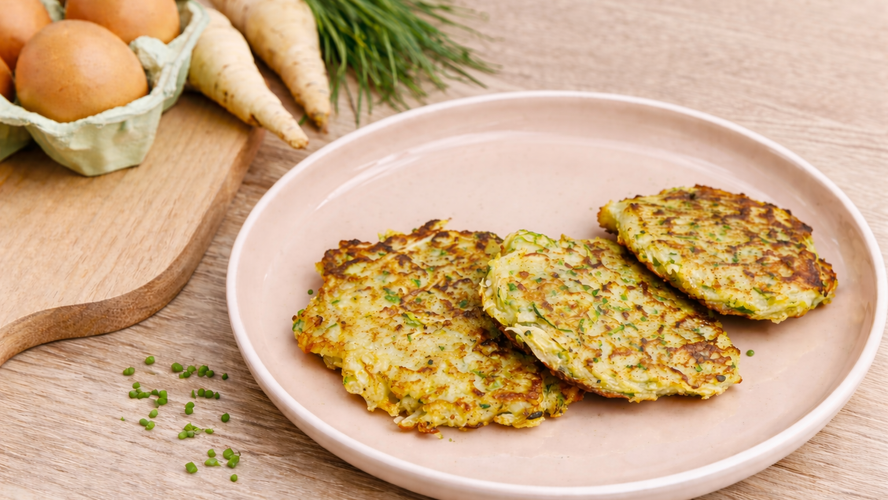 Rezeptbild für Pastinaken-Zucchini-Taler