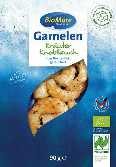 Produktfoto zu Garnelen mit Kräuter Knoblauch 90g
