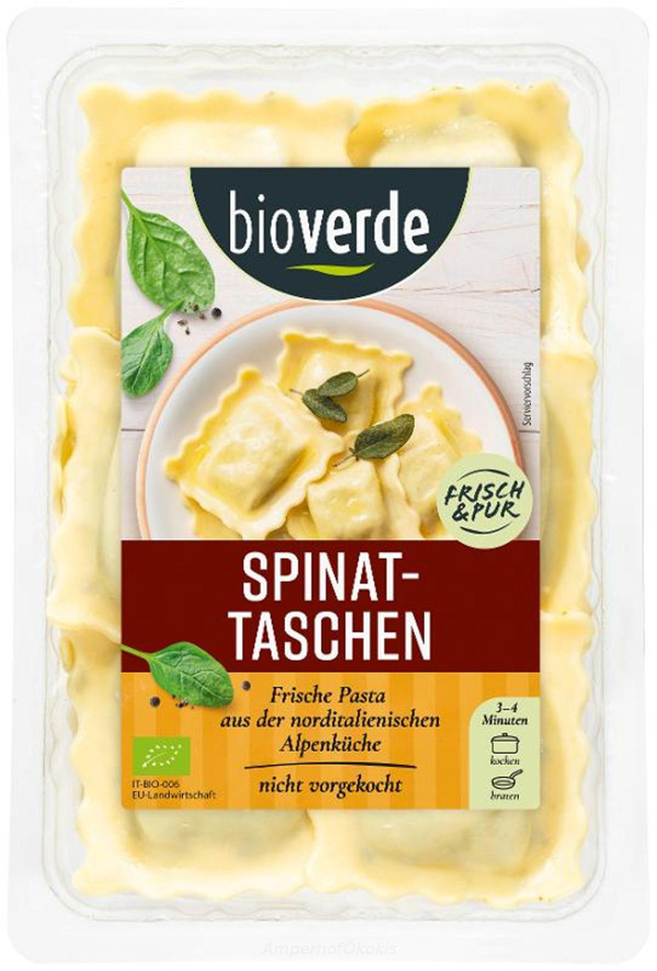 Produktfoto zu Frische Spinattaschen 250g