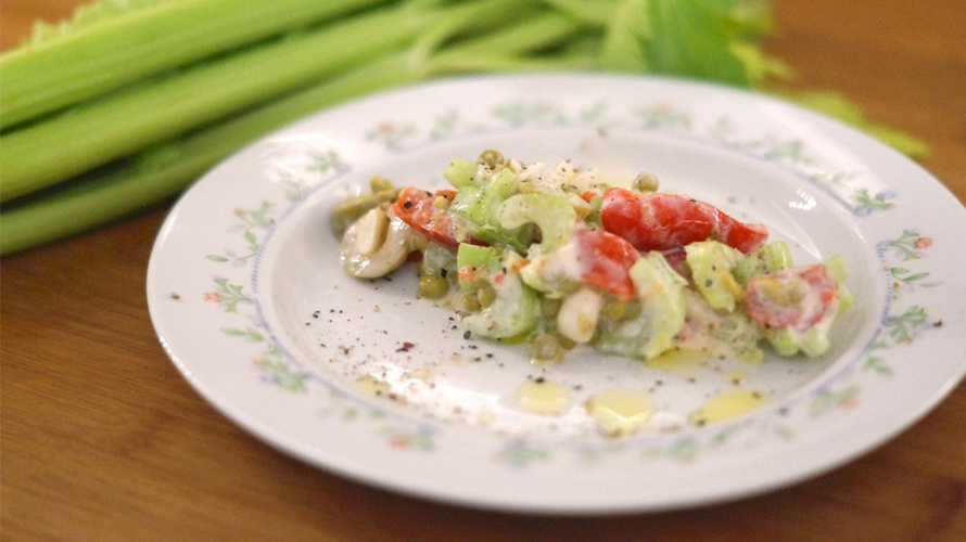 Rezeptbild für Der leichte Fünfer-Salat