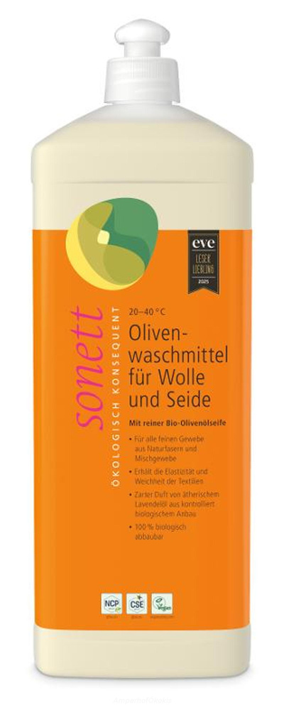 Produktfoto zu Oliven Waschmittel für Wolle & Seide 1 l