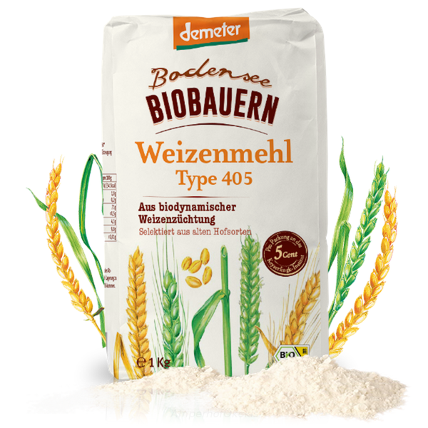 product photo for Weizenmehl Typ 405 1 kg