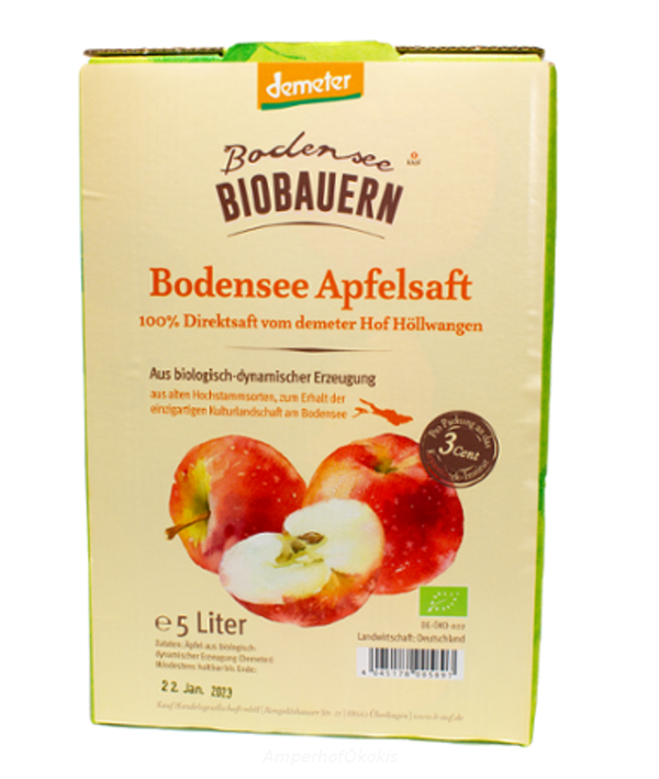 product photo for Apfelsaft Bag in Box 5 l