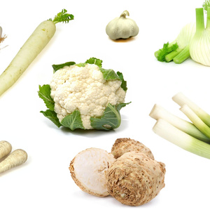 Weiße Farbe im Gemüse und ihre Bedeutung