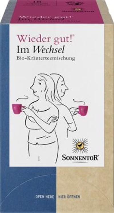 Produktfoto zu Wieder gut Im Wechsel 18 Teebeutel