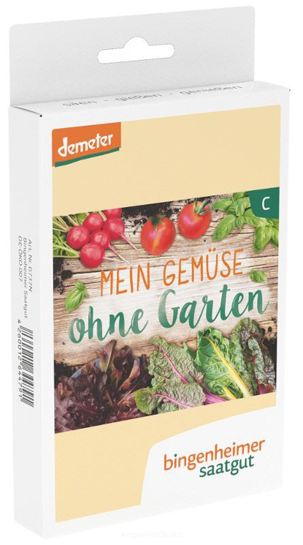Produktfoto zu Saatgutbox Gemüse ohne Garten