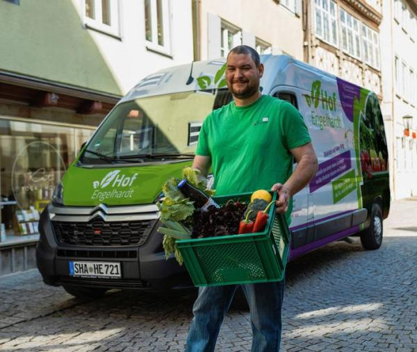 Der Hof Engelhardt hat auch seinen eigenen Ökokisten-Lieferservice