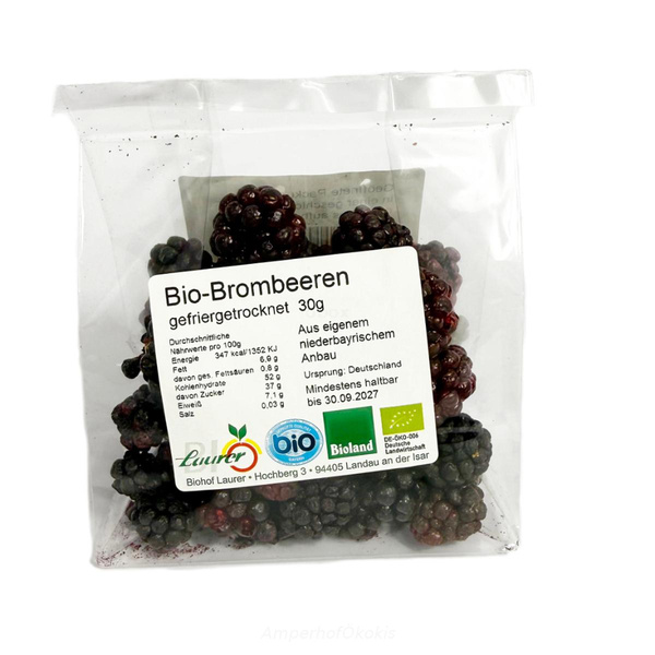 Produktfoto zu Brombeeren gefriergetrocknet 30 g