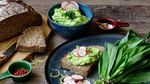 Avocado-Brot-Bärlauch