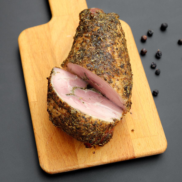 product photo for Puten-Kräuterkeule,geräuchert ca. 700g