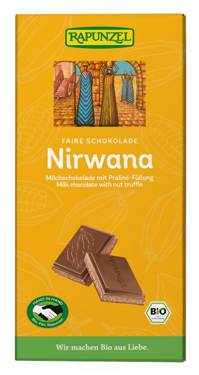 product photo for Schokolade Nirwana, gefüllt 100g