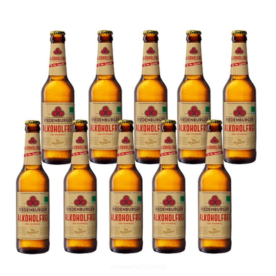 Produktfoto zu Riedenburger Dinkelbier alkoholfrei 10x0,33 l