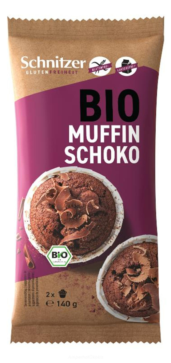 Produktfoto zu Dark Chocolate Muffins glutenfrei 140 g