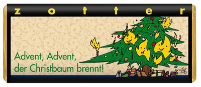 Produktfoto zu Advent, Advent der Christbaum brennt 70 g