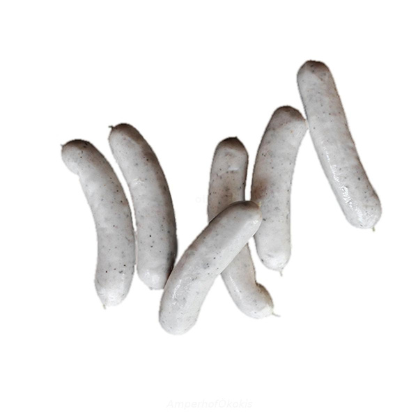 Produktfoto zu Puten-Rostbratwurst weiß ca. 200g 6 Stück