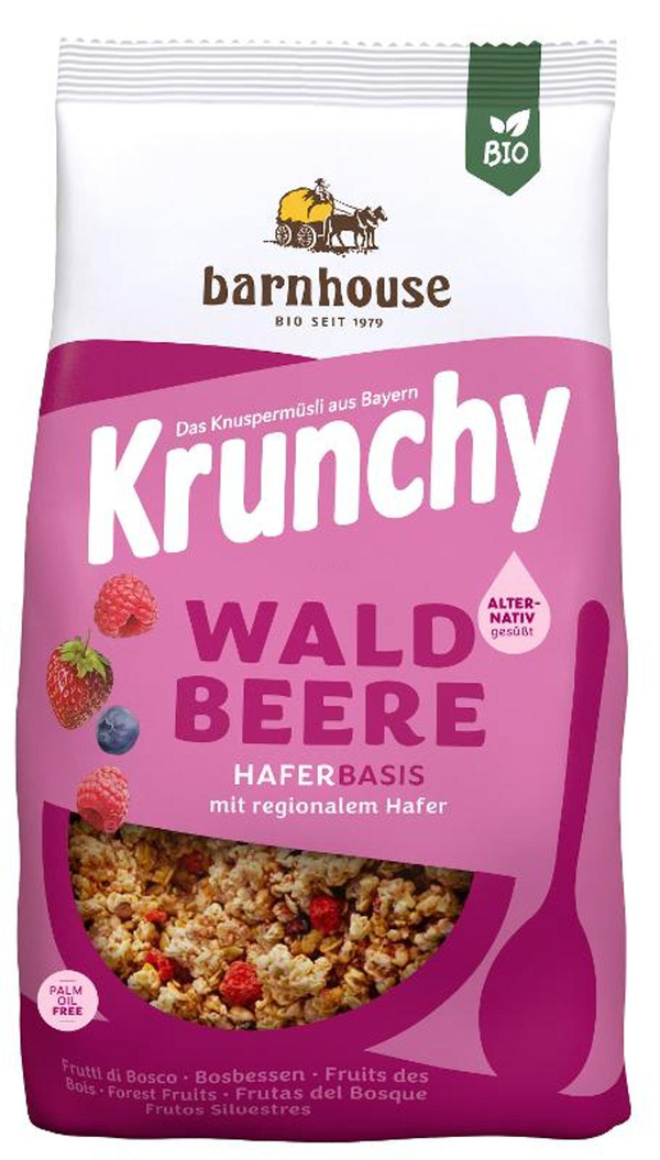 Produktfoto zu Krunchy Waldbeere 750 g