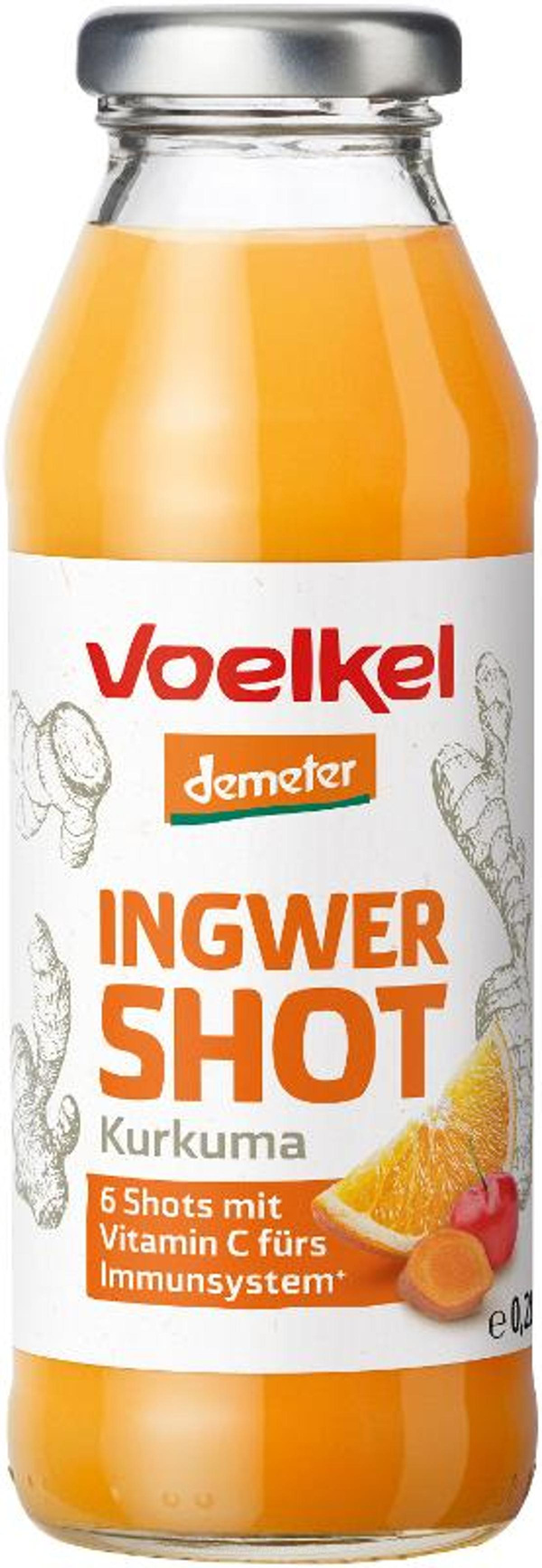 Produktfoto zu Shot Ingwer & Kurkuma 0,28 l