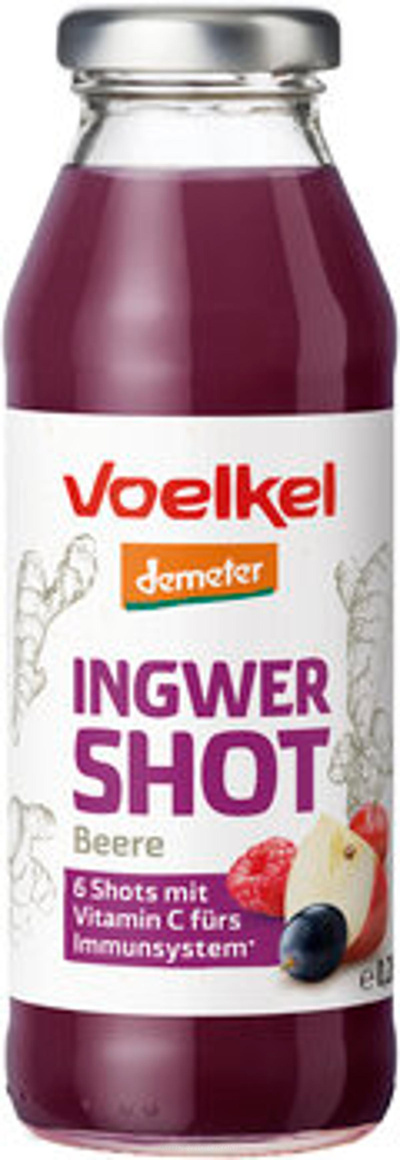 Produktfoto zu Shot Ingwer & Beeren 0,28 l