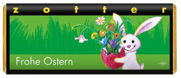 Produktfoto zu Zotter Frohe Ostern 70 g