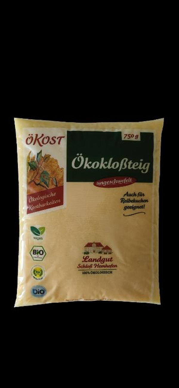 Produktfoto zu Kloßteig für Klöße, Knödel, Kartoffelpuffer, Kartoffelpizza frisch 750g