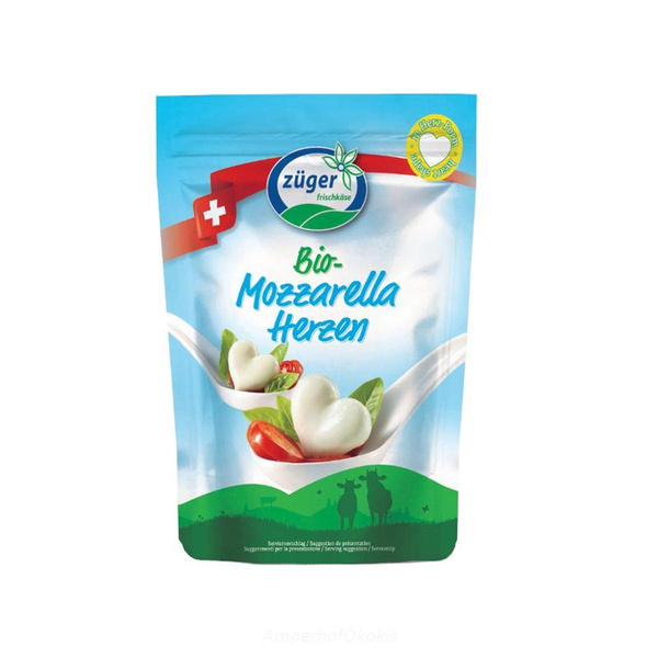 Produktfoto zu Mozzarella Herzen 130g
