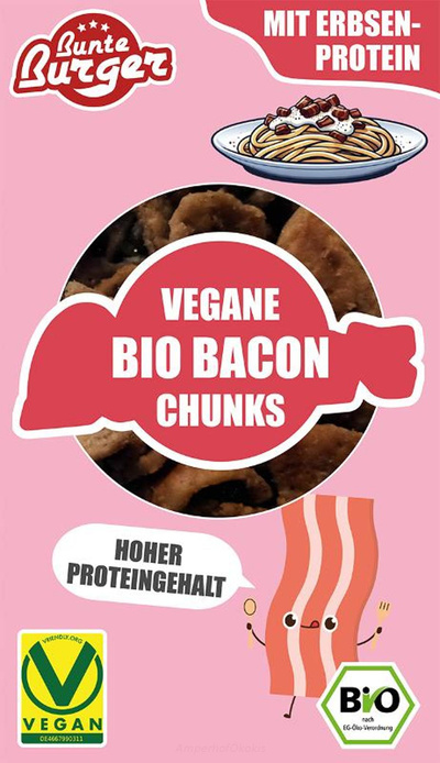 Produktfoto zu Bacon Chunks Vegan 90g