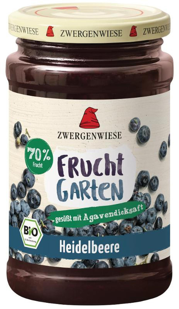 Produktfoto zu Fruchtgarten Heidelbeer 225 g