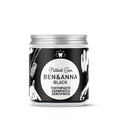 Produktfoto zu Zahnpasta Black im Glas 100 g