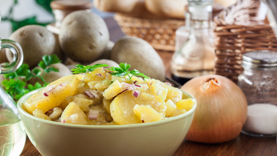 Rezeptbild für Echt Münchner Kartoffelsalat