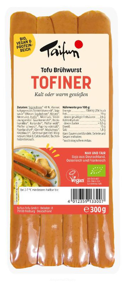 Produktfoto zu Tofiner 300g