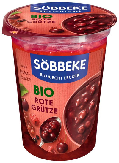 Produktfoto zu Rote Grütze im Becher 500g