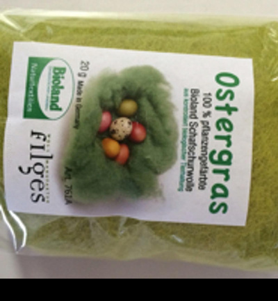 Produktfoto zu Ostergras aus Schafschurwolle 20 g