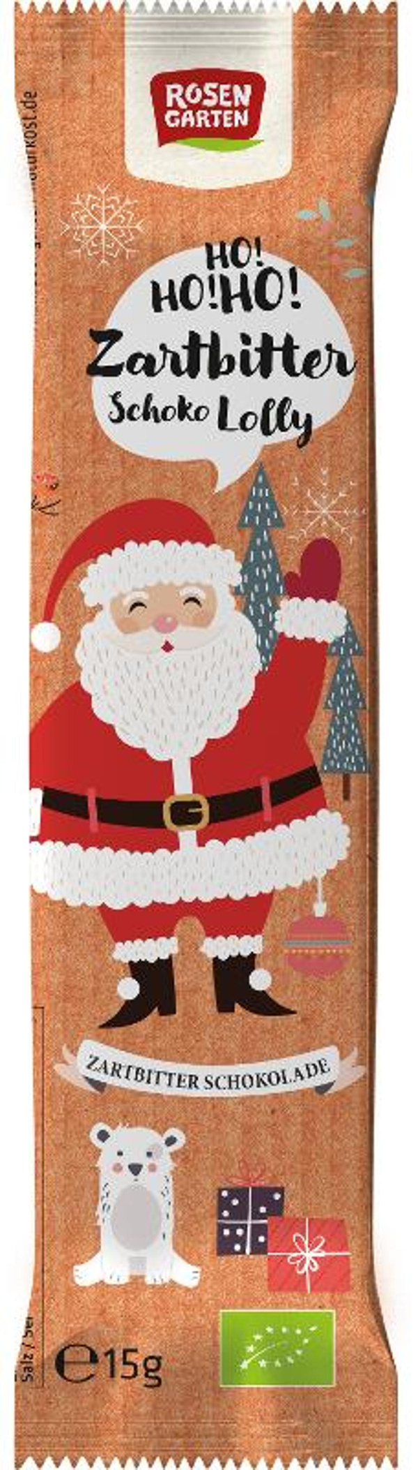 Produktfoto zu Nikolaus Lolly Zartbitter 15 g