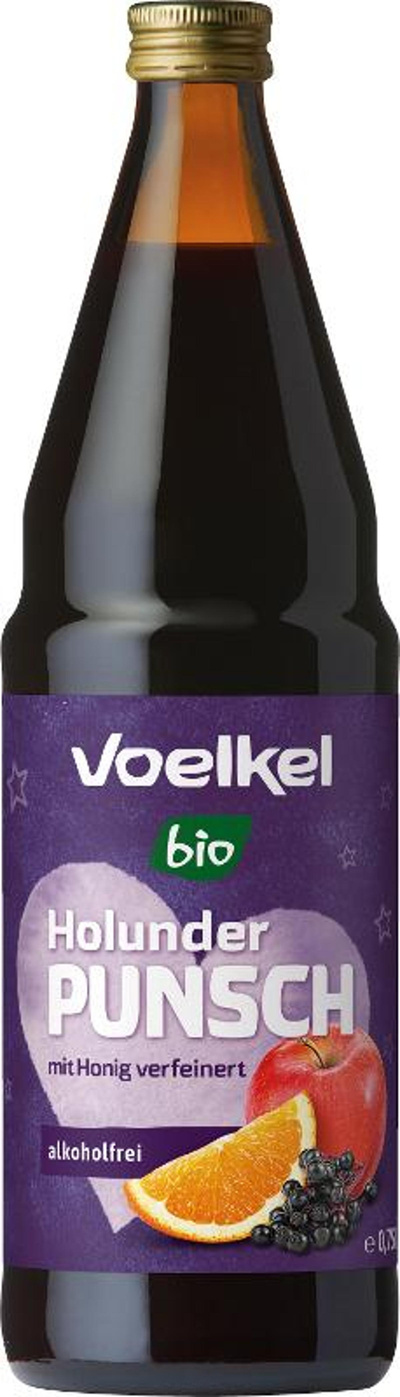 Produktfoto zu Holunder Punsch 0,7 l alkoholfrei
