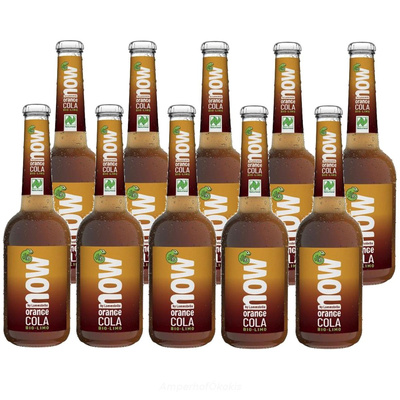 Produktfoto zu now Orange Cola 10x0,33 l