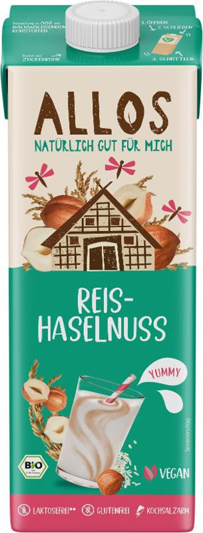 Produktfoto zu Reis Haselnuss Drink 1 l