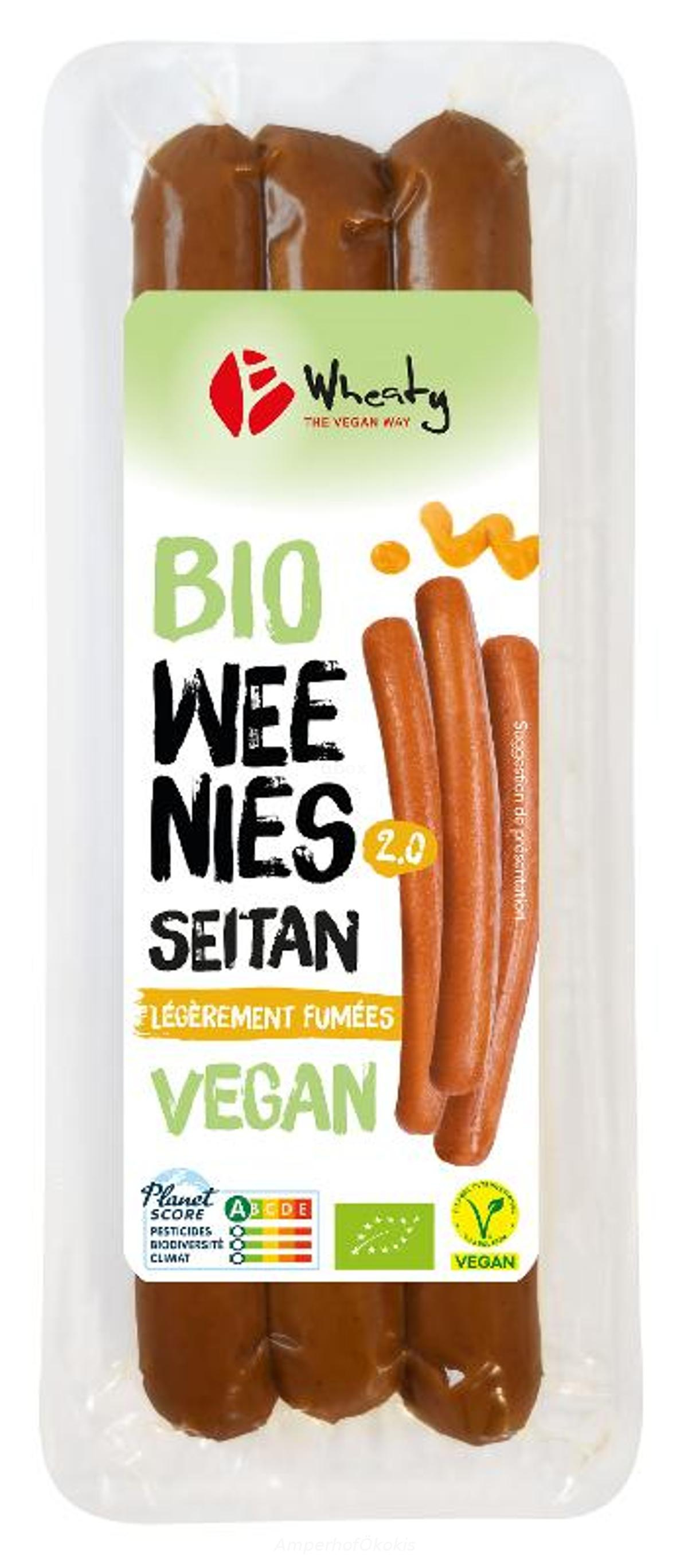 Vegane Bio-Seitanwurst, geräuchert 150g