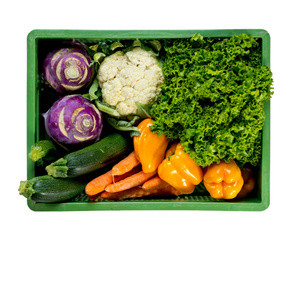 Gemüsekiste: ausschließlich Gemüse, vorwiegend zum Kochen