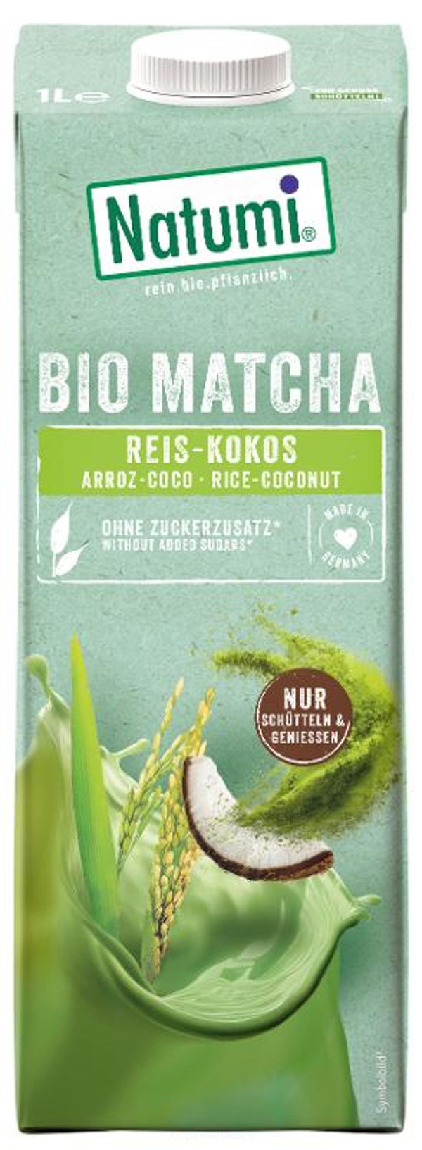 Produktfoto zu Natumi Matcha Reis Kokos Drink 1 l