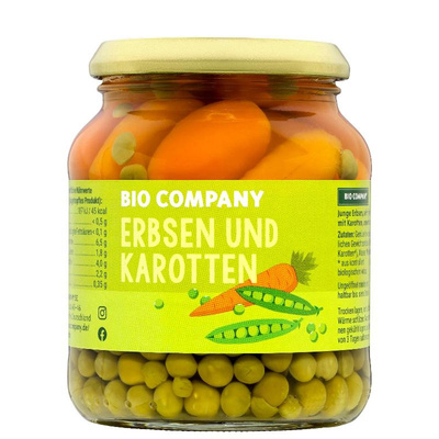 Produktfoto zu Erbsen & Möhren 350 g