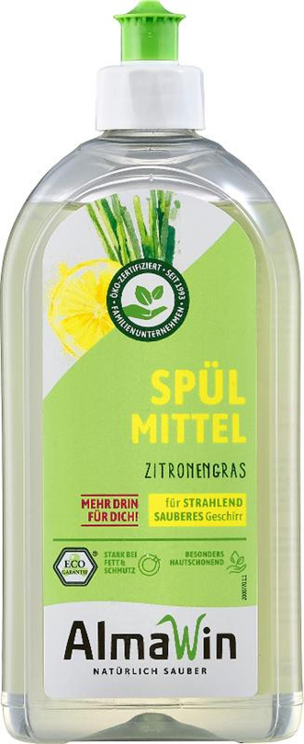 Produktfoto zu Spülmittel Zitronengras 500 ml