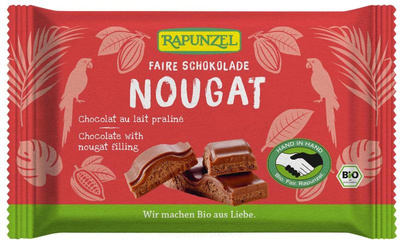 Produktfoto zu Rapunzel Nougat Schokolade 100 g