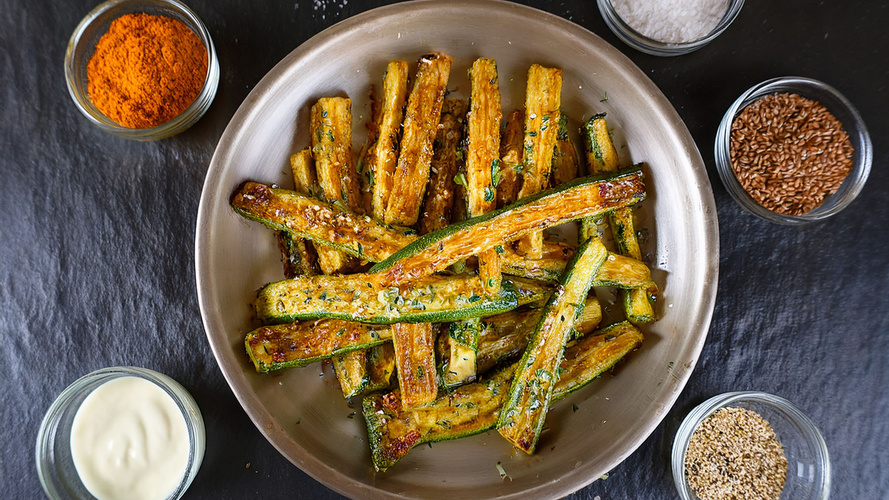 Rezeptbild für Zucchini-Pommes