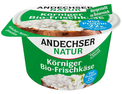 Produktfoto zu Körniger Bio-Frischkäse mit 20% Fett i.Tr.