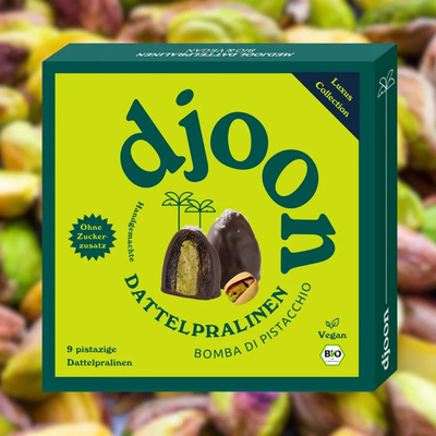 Produktfoto zu Dattelpralinen Bomba Di Pistacchio 9 Stück