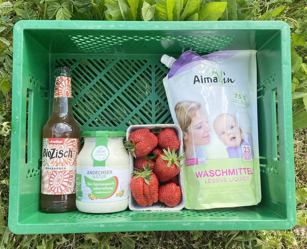 Mit der Ökokiste Verpackung sparen