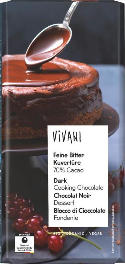 Produktfoto zu Kuvertüre Feine Bitter 150 g