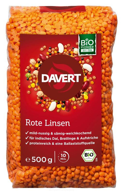 Produktfoto zu Linsen, rot  500g