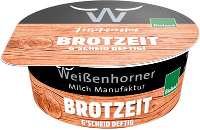 Produktfoto zu Weißenhorner Frischecreme Brotzeit 150g